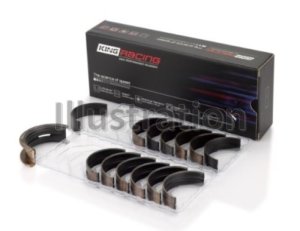 Nissan Skyline GT-R Engine Main Bearing Set - King Engine Bearings - pMax Black Trimetal, Race, Size STDX - `89-`02